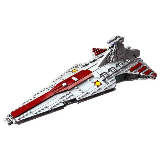 JieStar MOC Building Block Set: Star Wars MOC Venator Attack Cruiser Spaceship, Model 67106