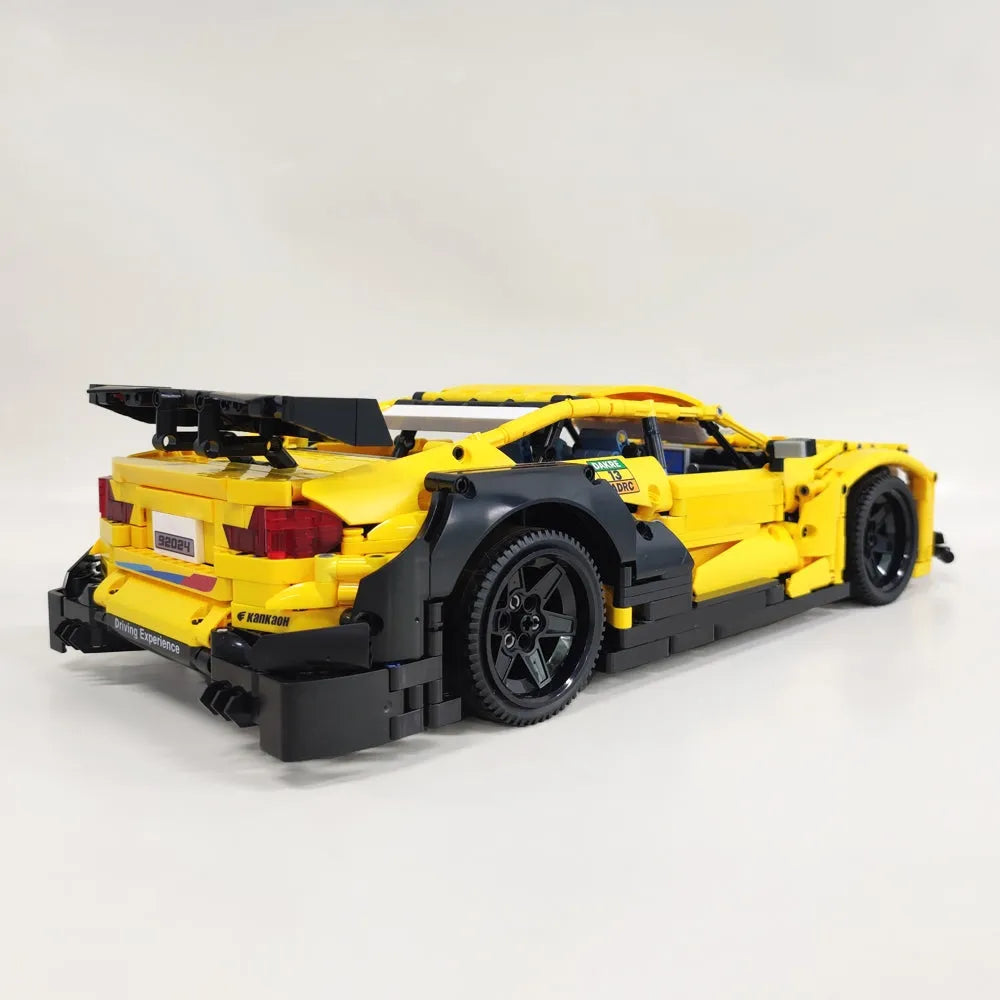 JieStar MOC Building Block Set: BMW M4 DTM Sports Racing Car, Model 92024