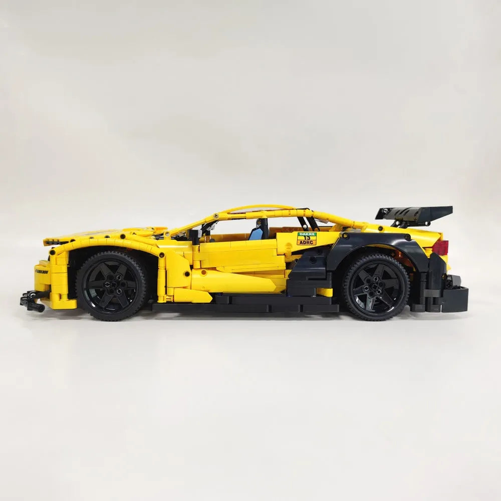 JieStar MOC Building Block Set: BMW M4 DTM Sports Racing Car, Model 92024