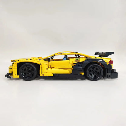 JieStar MOC Building Block Set: BMW M4 DTM Sports Racing Car, Model 92024
