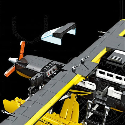 JieStar MOC Building Block Set: Cargo Plane Cessna 208 Aircraft, Model 58007