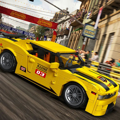 JieStar MOC Building Block Set: Chevrolet Camaro RS Car 92009