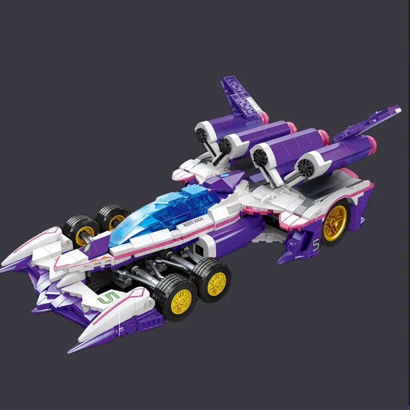 JieStar MOC Building Block Set: Ogre F1 Concept Racing Car, Model 92029