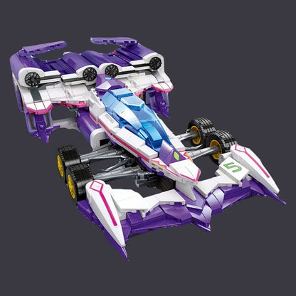 JieStar MOC Building Block Set: Ogre F1 Concept Racing Car, Model 92029