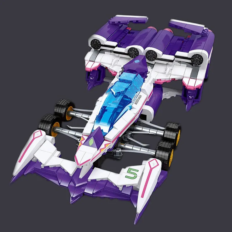 JieStar MOC Building Block Set: Ogre F1 Concept Racing Car, Model 92029
