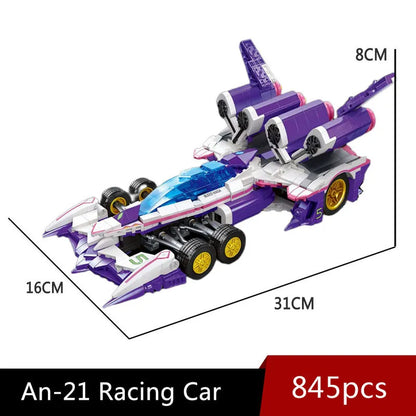 JieStar MOC Building Block Set: Ogre F1 Concept Racing Car, Model 92029