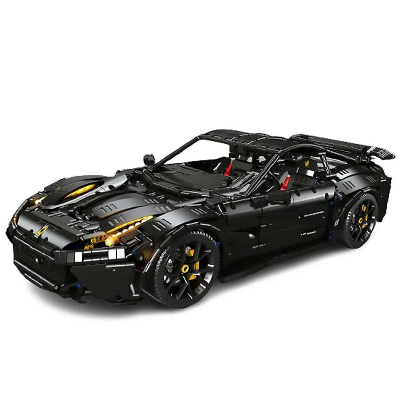 JieStar MOC Motorized Building Block Set: Ferrari F12 Sports Racing Car 91102