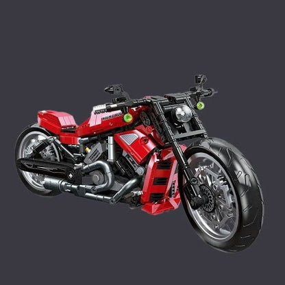 JieStar MOC Building Block Set: Harley Night Rod Motorcycle 91020
