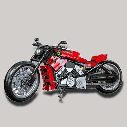 JieStar MOC Building Block Set: Harley Night Rod Motorcycle 91020