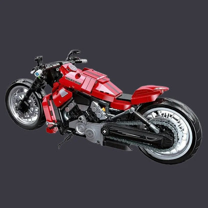 JieStar MOC Building Block Set: Harley Night Rod Motorcycle 91020