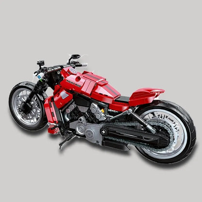 JieStar MOC Building Block Set: Harley Night Rod Motorcycle 91020