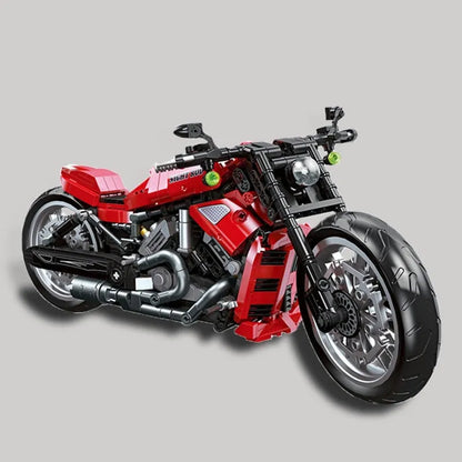 JieStar MOC Building Block Set: Harley Night Rod Motorcycle 91020