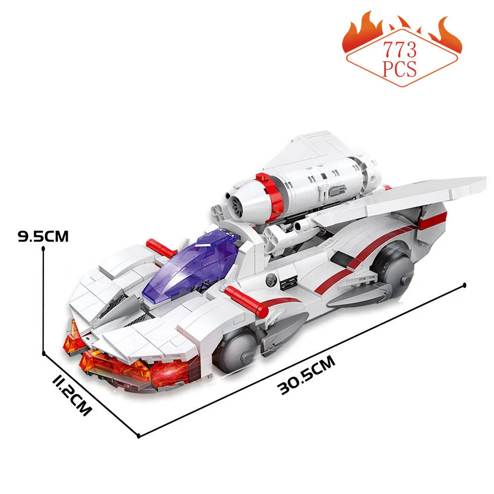 JieStar MOC Building Block Set: ISSUXARK 008 Formula One F1 Racing Car, Model 92034