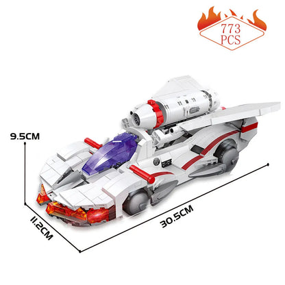 JieStar MOC Building Block Set: ISSUXARK 008 Formula One F1 Racing Car, Model 92034
