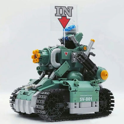 JieStar MOC Building Block Set: Motorized SV001 Chariot Tank, Model JS37002