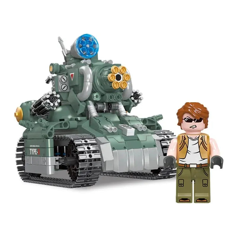 JieStar MOC Building Block Set: Motorized SV001 Chariot Tank, Model JS37002