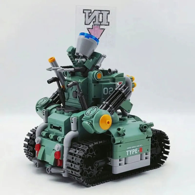JieStar MOC Building Block Set: Motorized SV001 Chariot Tank, Model JS37002