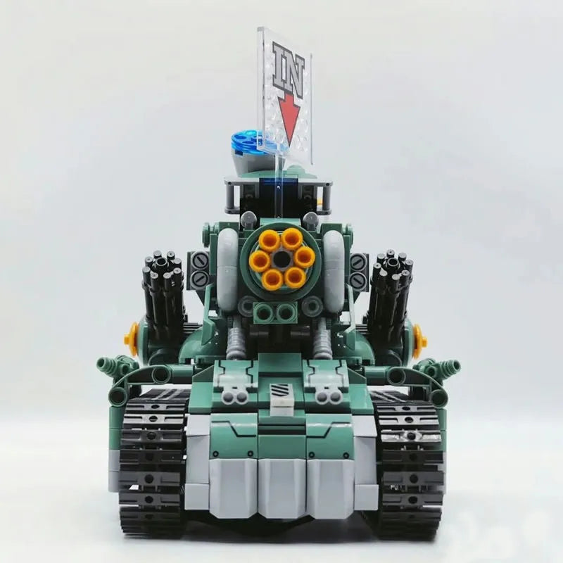 JieStar MOC Building Block Set: Motorized SV001 Chariot Tank, Model JS37002