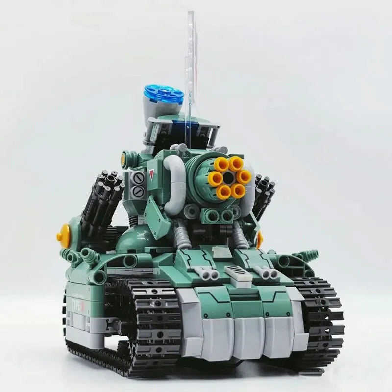 JieStar MOC Building Block Set: Motorized SV001 Chariot Tank, Model JS37002