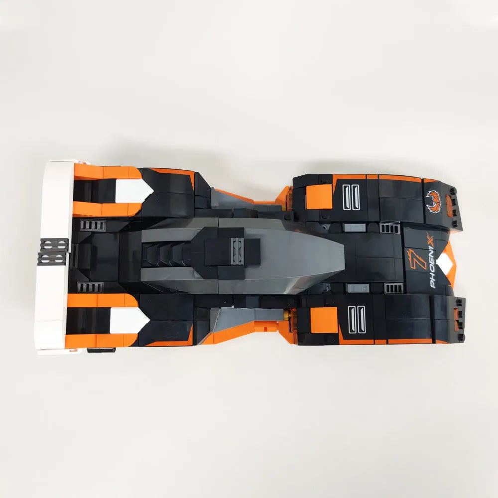 JieStar MOC Building Block Set: Motorized MOC Phoneix-7 Racing Car, Model 92012