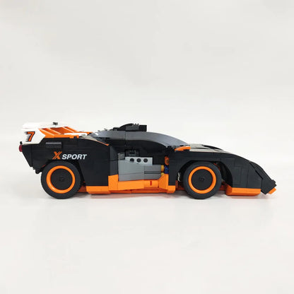 JieStar MOC Building Block Set: Motorized MOC Phoneix-7 Racing Car, Model 92012