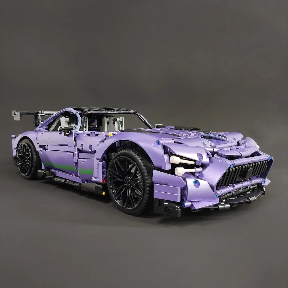 JieStar MOC Building Block Set: Super MOC Concept Racing Sports Car, Model 92025