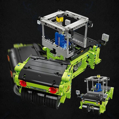 JieStar Building Block Set: Mini Road Roller Steamroller Truck, Model JS91004