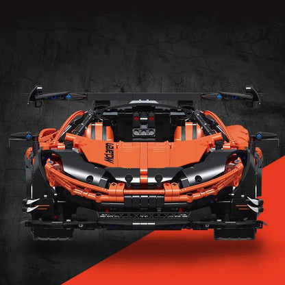 JieStar MOC Motorized Building Block Set: Hypercar MOC Super P1 Racing Car 91104