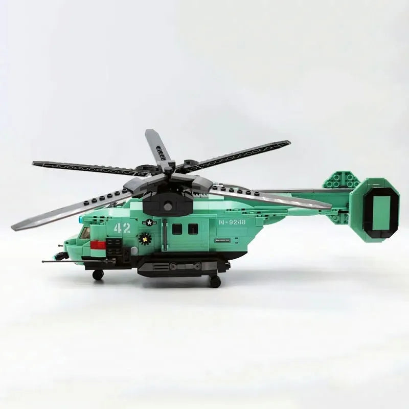 JieStar MOC Building Block Set: Twin-Rotor Helicopter 58008