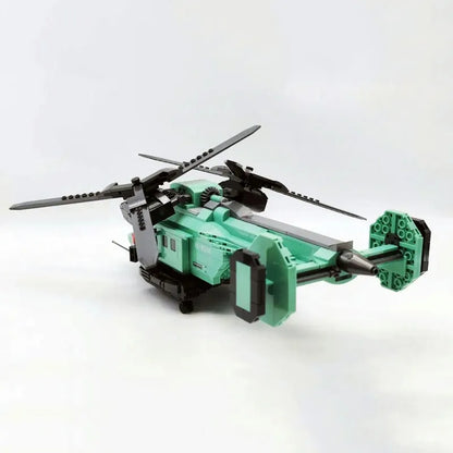 JieStar MOC Building Block Set: Twin-Rotor Helicopter 58008