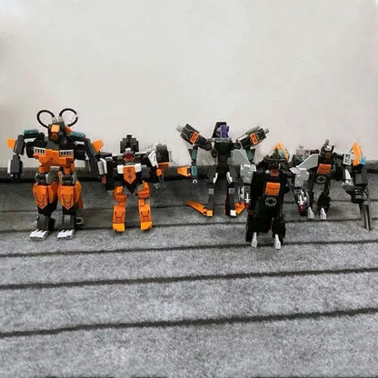 JieStar Building Block Set: Transforming Titan Knight Mecha Robot Warrior, Model 67030
