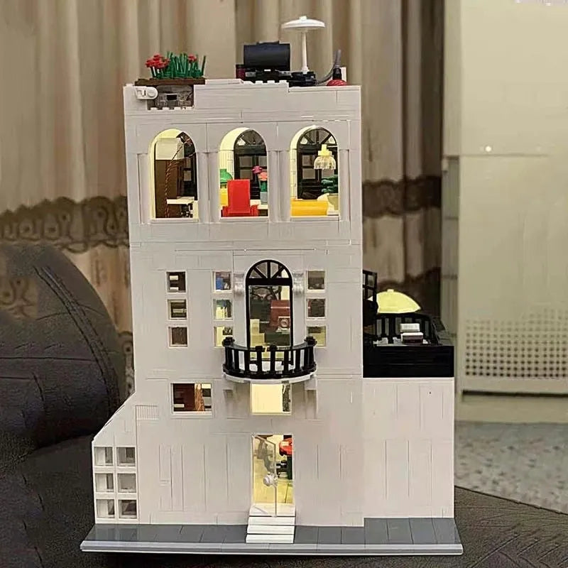 JuHang Building Block Set: European Garden City Flower Store, Model 86013