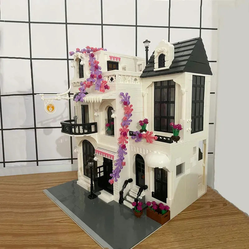 JuHang Building Block Set: European Garden City Flower Store, Model 86013