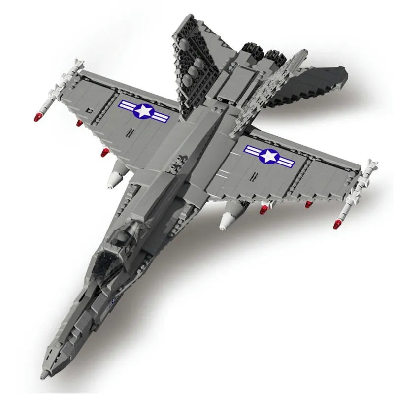 JuHang Building Block Set: Aircraft F-18 Hornet Fighter Jet, Model 88005