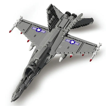 JuHang Building Block Set: Aircraft F-18 Hornet Fighter Jet, Model 88005