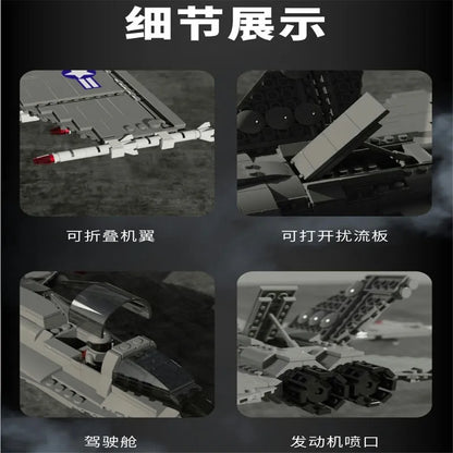 JuHang Building Block Set: Aircraft F-18 Hornet Fighter Jet, Model 88005
