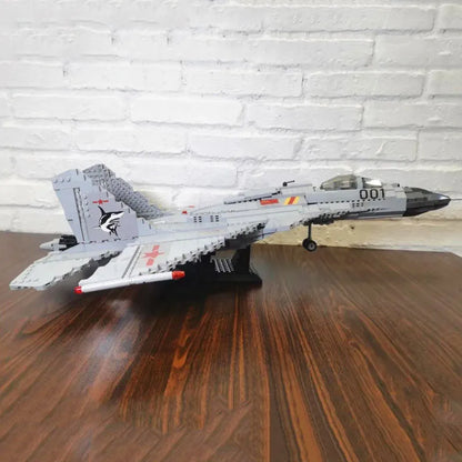 JuHang Building Block Set: Aircraft J-15 Flying Shark Fighter Jet, Model 88006