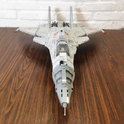 JuHang Building Block Set: Aircraft J-15 Flying Shark Fighter Jet, Model 88006