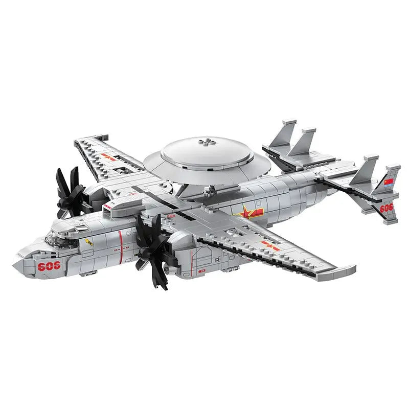 JuHang MOC Building Block Set: Aircraft MOC KJ-600 AWACS Fighter, Model 88015