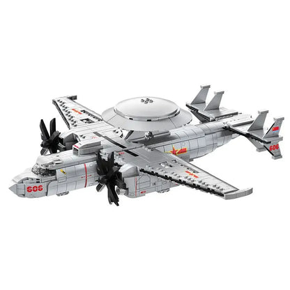 JuHang MOC Building Block Set: Aircraft MOC KJ-600 AWACS Fighter, Model 88015