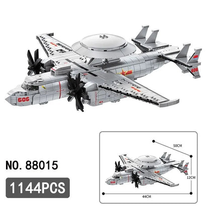 JuHang MOC Building Block Set: Aircraft MOC KJ-600 AWACS Fighter, Model 88015