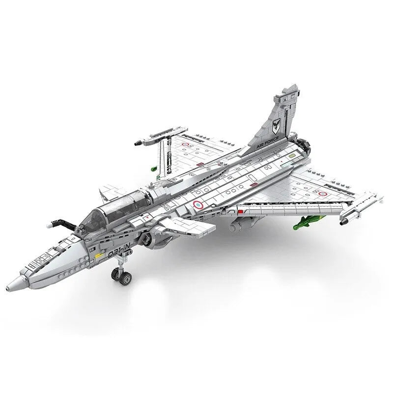 JuHang MOC Building Block Set: Aircraft MOC Rafale Fighter Jet Plane, Model 88021