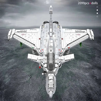 JuHang MOC Building Block Set: Aircraft MOC Rafale Fighter Jet Plane, Model 88021