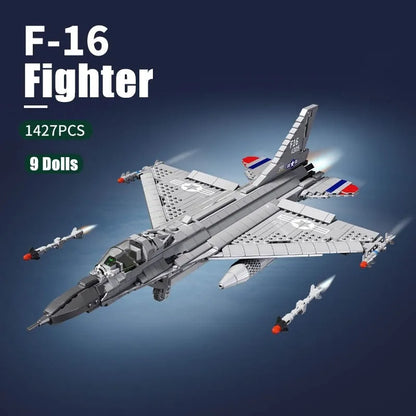 JuHang Building Block Set: F-16 Fighting Falcon Aircraft, Model 88013