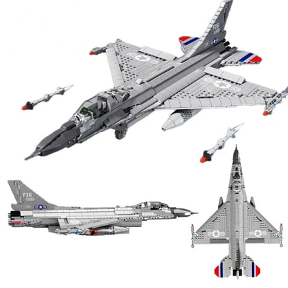 JuHang Building Block Set: F-16 Fighting Falcon Aircraft, Model 88013