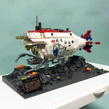 JuHang Building Block Set: Manned Deep Sea Submarine Ship, Model 88201