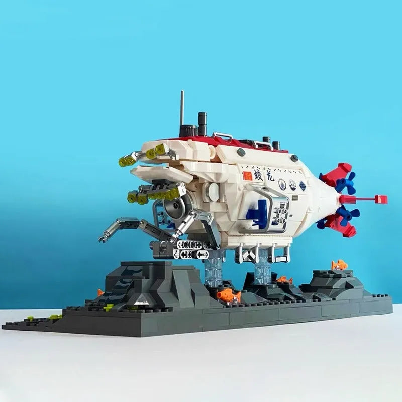 JuHang Building Block Set: Manned Deep Sea Submarine Ship, Model 88201