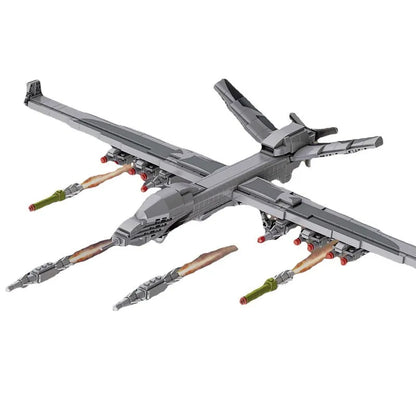 JuHang Building Block Set: Unmanned Drone Wing Loong UAV-2, Model 88011