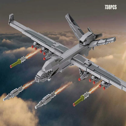 JuHang Building Block Set: Unmanned Drone Wing Loong UAV-2, Model 88011
