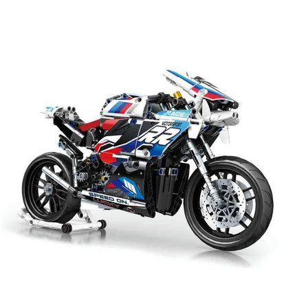 JuHang MOC Building Block Set: BMW Bikes Racing Motorcycle 82003